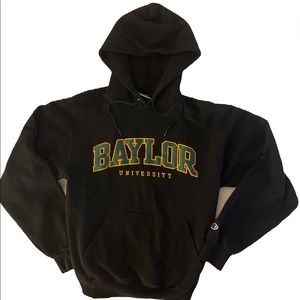 Baylor hoodie. Vivid Black, Unisex. Adult small perfect.